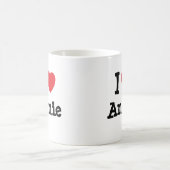 I Liebe Annie T - Shirt Kaffeetasse (Mittel)