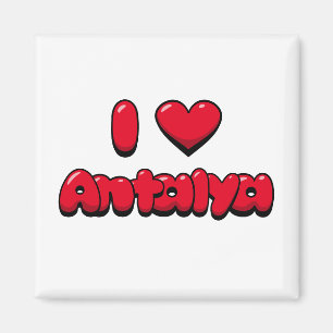 I Liebe Antalya Magnet