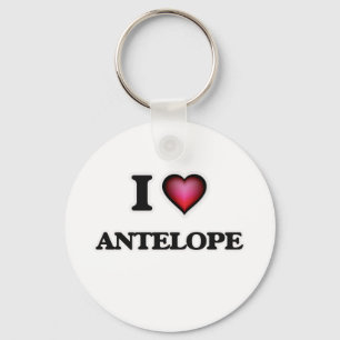 I Liebe Antelope Schlüsselanhänger