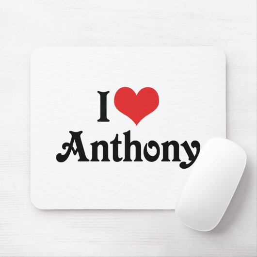 I Liebe Anthony Mousepad (Mit Mouse)