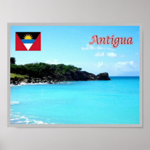 I LIEBE Antigua - Poster