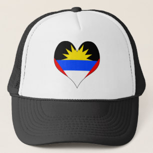 I Liebe Antigua und Barbuda Truckerkappe