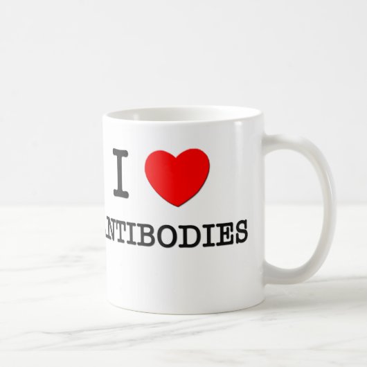 I Liebe-Antikörper Kaffeetasse (Rechts)