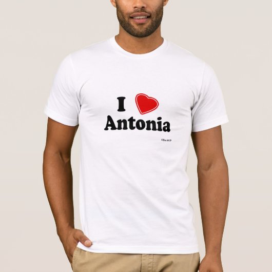 I Liebe Antonia T-Shirt (Vorderseite)