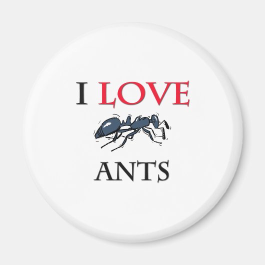 I Liebe Ants Magnet (Vorne)