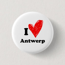 I Liebe Antwerpen Button