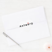 I Liebe Antwerpen Herz-Aufkleber (Umschlag)