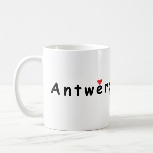 I Liebe Antwerpen Kaffeetasse (Links)