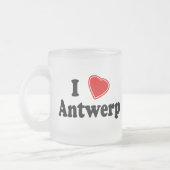 I Liebe Antwerpen Mattglastasse (Links)