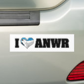I Liebe ANWR Autoaufkleber (Auf Auto)