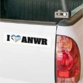 I Liebe ANWR Autoaufkleber (Auf Lkw)