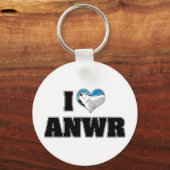 I Liebe ANWR Schlüsselanhänger (Vorderseite)