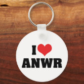 I Liebe ANWR Schlüsselanhänger (Vorderseite)