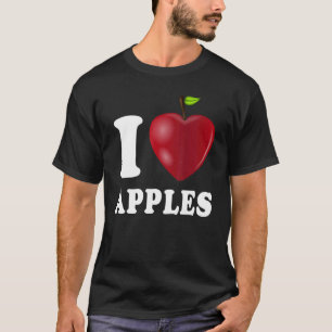 I Liebe Äpfel T-Shirt