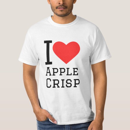 I Liebe Apfelmus T-Shirt (Vorderseite)