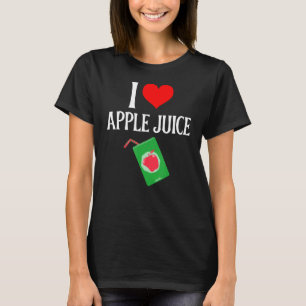 I Liebe Apfelsaft - I (Herz) Apfelsaft - Saft T-Shirt