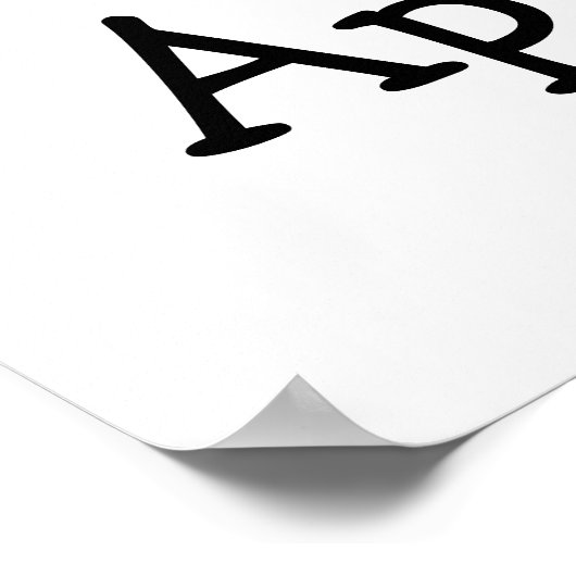 I Liebe Apple Pie Poster (Ecke)