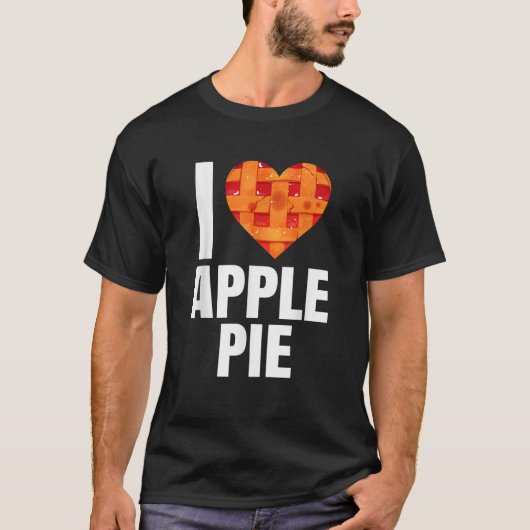 I Liebe Apple Pie T Shirt (Vorderseite)