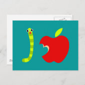 I Liebe Apple Postkarte (Vorne/Hinten)