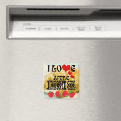 I LIEBE Apple Turnovers Magnet (In Situ (Geschirrspüler))