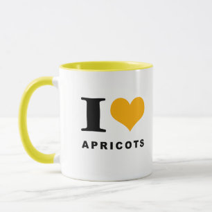 I Liebe Aprikosen Tasse