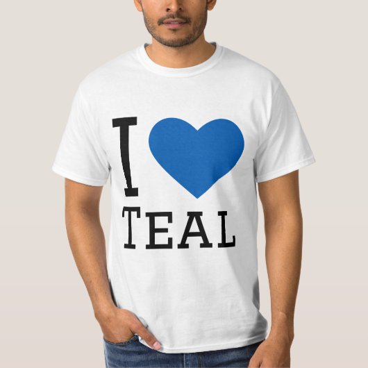 I LIEBE AQUAMARIN T-Shirt (Vorderseite)