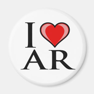 I Liebe AR - Arkansas Magnet