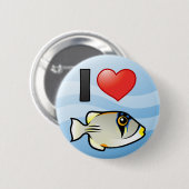 I Liebe Arabian Picassofish Button (Vorne & Hinten)