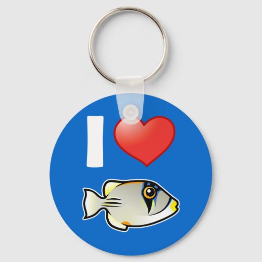 I Liebe Arabian Picassofish Schlüsselanhänger (Vorderseite)