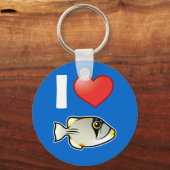 I Liebe Arabian Picassofish Schlüsselanhänger (Vorderseite)
