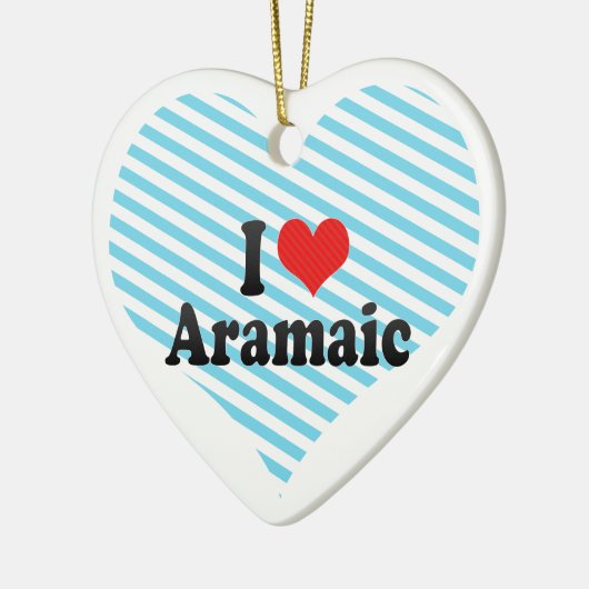 I Liebe-Aramäisch Keramikornament (Links)