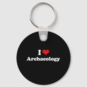 I Liebe-Archäologie-T-Shirt Schlüsselanhänger