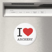 I LIEBE ARCHERY MAGNET (In Situ (Geschirrspüler))