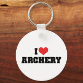 I Liebe Archery Schlüsselanhänger (Vorderseite)