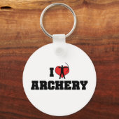 I Liebe Archery Schlüsselanhänger (Vorderseite)