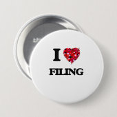 I Liebe-Archivierung Button (Vorne & Hinten)