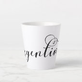 I Liebe Argentinien, Argentinisches Flaggenherz Milchtasse (Vorderseite)