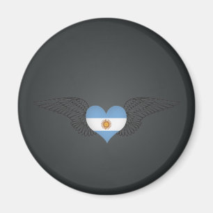 I Liebe Argentinien - Flügel Magnet