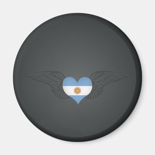 I Liebe Argentinien - Flügel Magnet (Vorne)