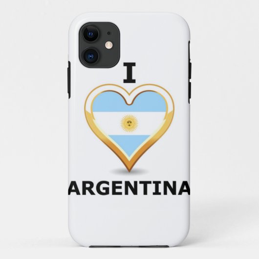 I Liebe Argentinien - iPhone Fall Case-Mate iPhone Hülle (Rückseite)