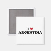 I Liebe Argentinien Magnet (Vorderseite/Rückseite)