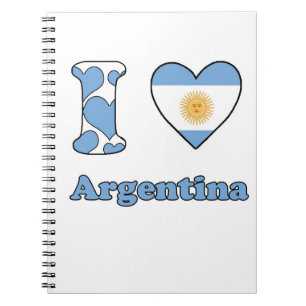 I Liebe Argentinien Notizblock