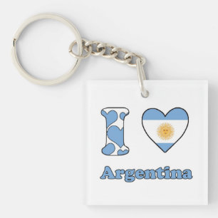 I Liebe Argentinien Schlüsselanhänger