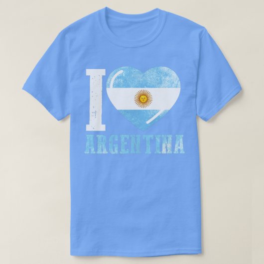 I Liebe Argentinien T-Shirt (Design vorne)