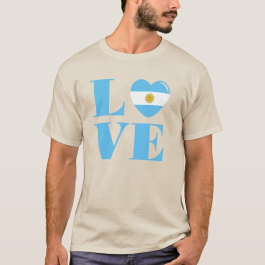 I Liebe Argentinien T-Shirt (Vorderseite)
