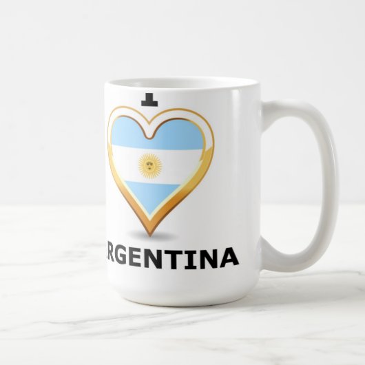 I Liebe Argentinien - Tasse (Rechts)