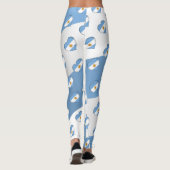 I Liebe Argentinienflagge Herz Muster Argentiniens Leggings (Rückseite)