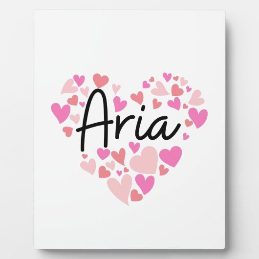 I Liebe Aria Fotoplatte (Vorderseite)