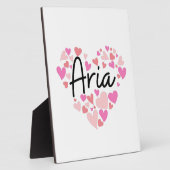 I Liebe Aria Fotoplatte (Seite)