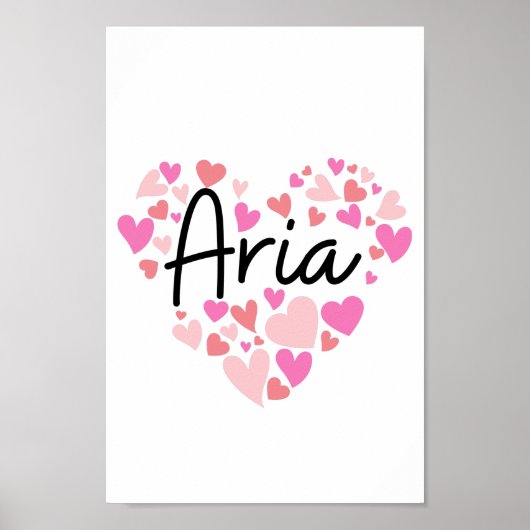I Liebe Aria Poster (Vorne)